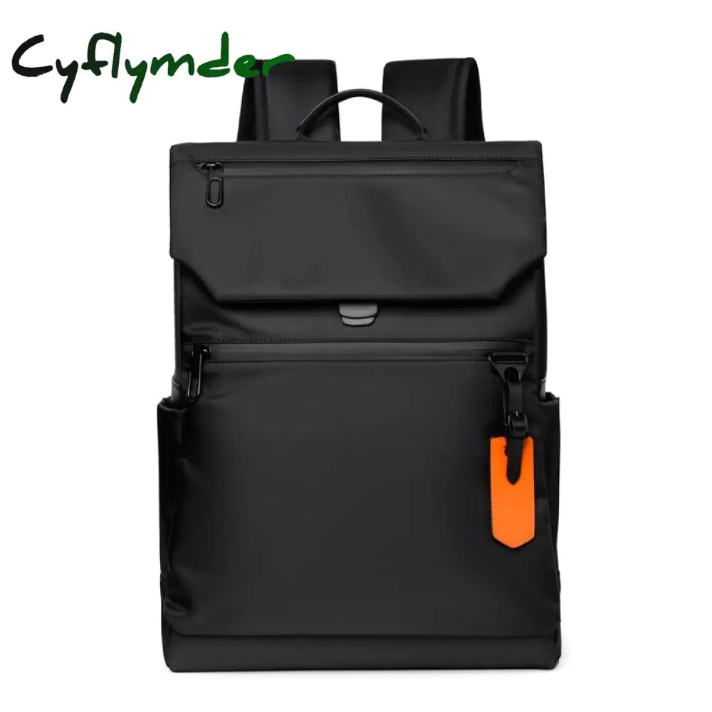 Cyflymder High Quality Waterproof Men’s Laptop Backpack Luxury Brand Designer Black For Business