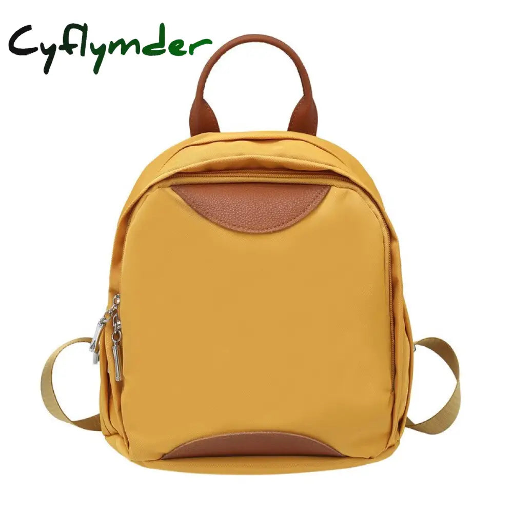 Cyflymder High Quality Waterproof Nylon Women’s Backpack Fashion Simple Ladies Shopping Small