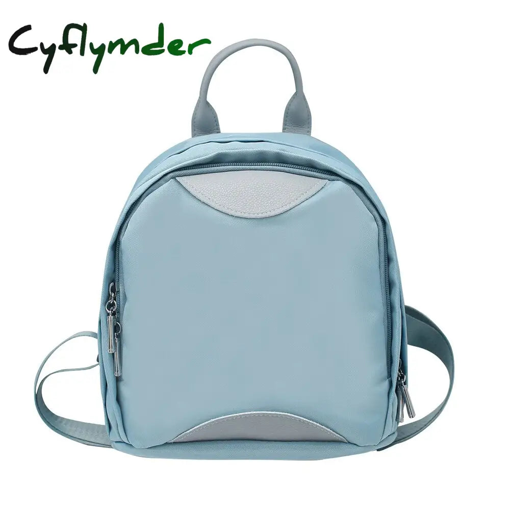 Cyflymder High Quality Waterproof Nylon Women’s Backpack Fashion Simple Ladies Shopping Small