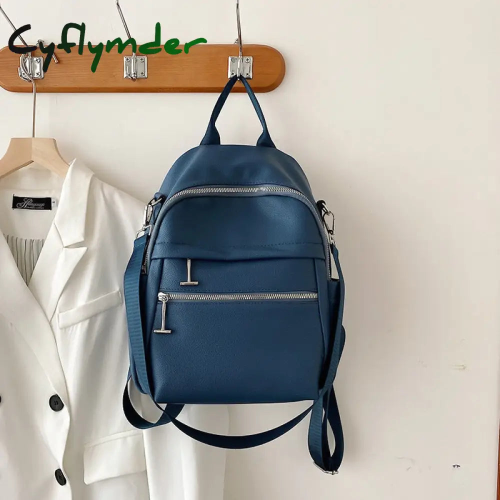 Cyflymder High Quality Women Backpack Multifunction Travel Bag Female Large Capacity Laptop Casual