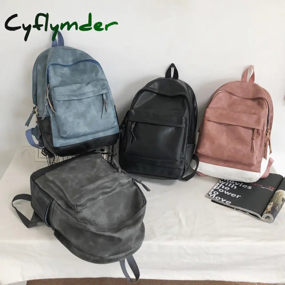 Cyflymder High Quality Women Man Backpack Soft Leather Men’s Backpacks Girl Luxury Designer Back