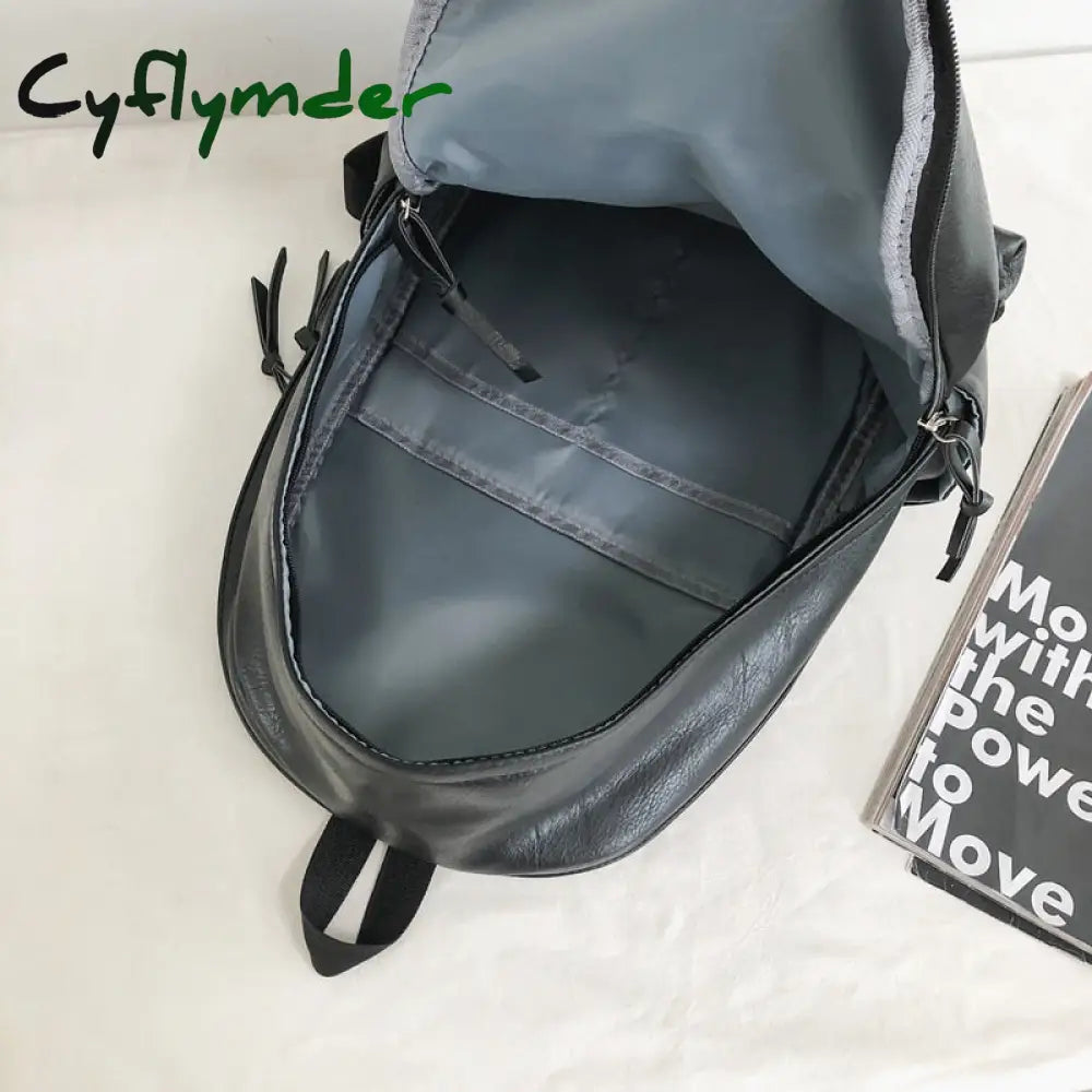 Cyflymder High Quality Women Man Backpack Soft Leather Men’s Backpacks Girl Luxury Designer Back