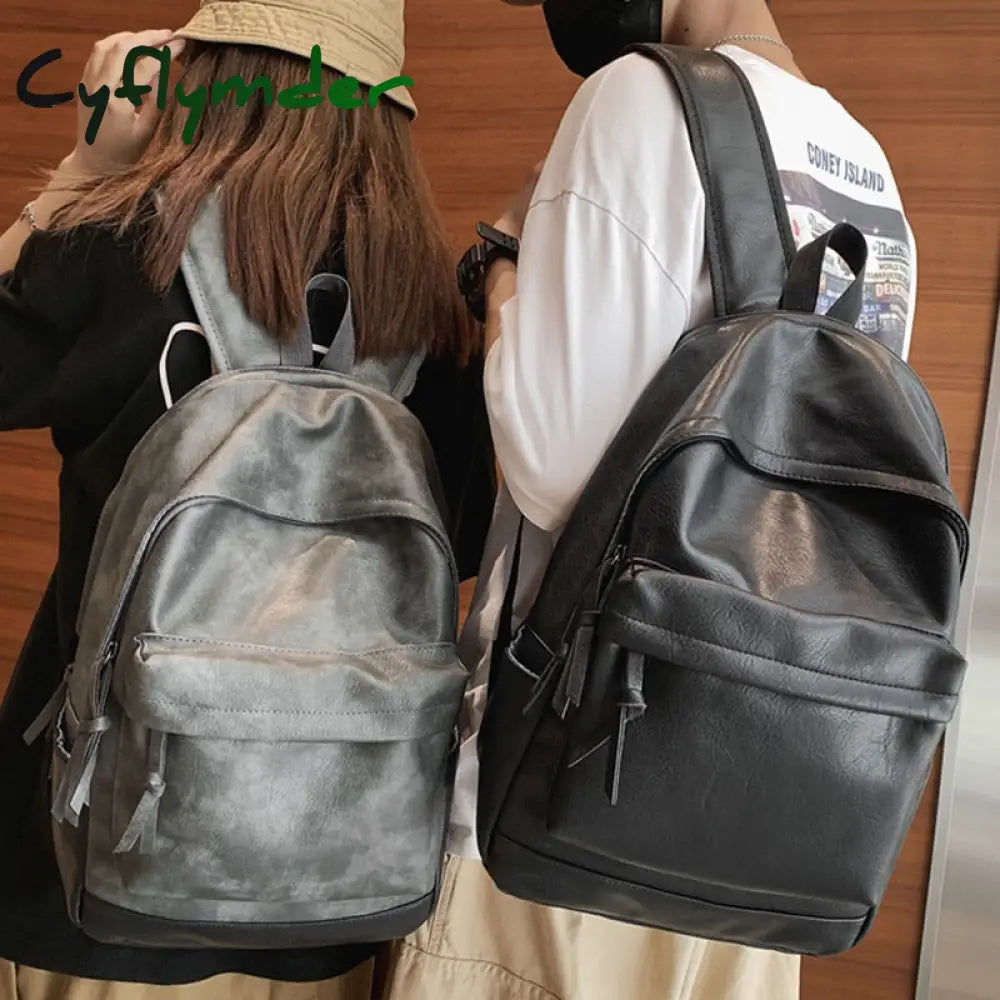 Cyflymder High Quality Women Man Backpack Soft Leather Men’s Backpacks Girl Luxury Designer Back