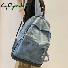 Cyflymder High Quality Women Man Backpack Soft Leather Men’s Backpacks Girl Luxury Designer Back