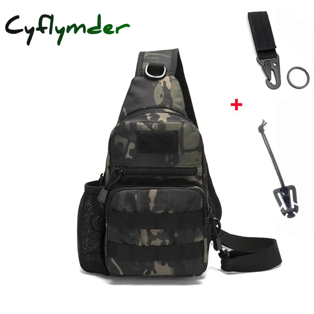 Cyflymder Hiking Trekking Backpack Sports Climbing Shoulder Bags Tactical Camping Hunting Fishing