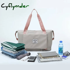 Cyflymder Hot Large Capacity Folding Travel Bags Waterproof Tote Handbag Duffle Multifunctional