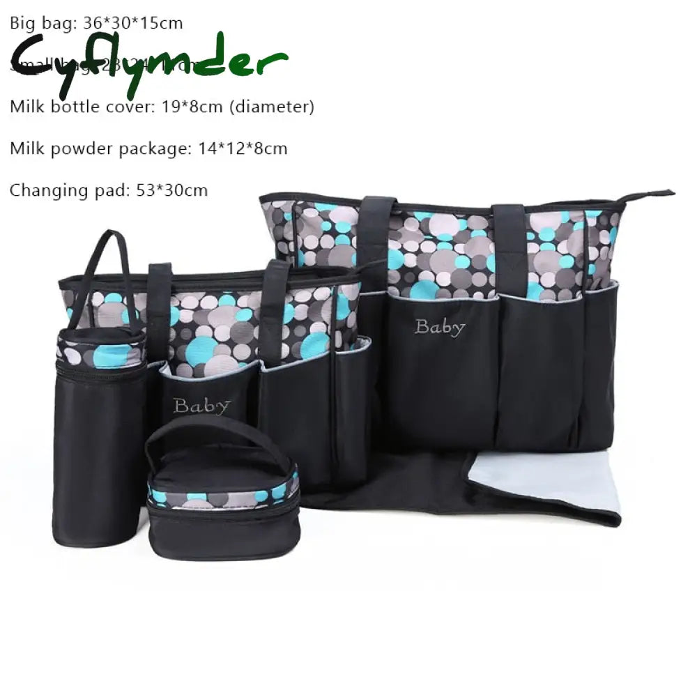 Cyflymder Hot Sell Diaper Bag Maternity Packs Shoulder Baby Women Travel Handbag For Nursing Mummy
