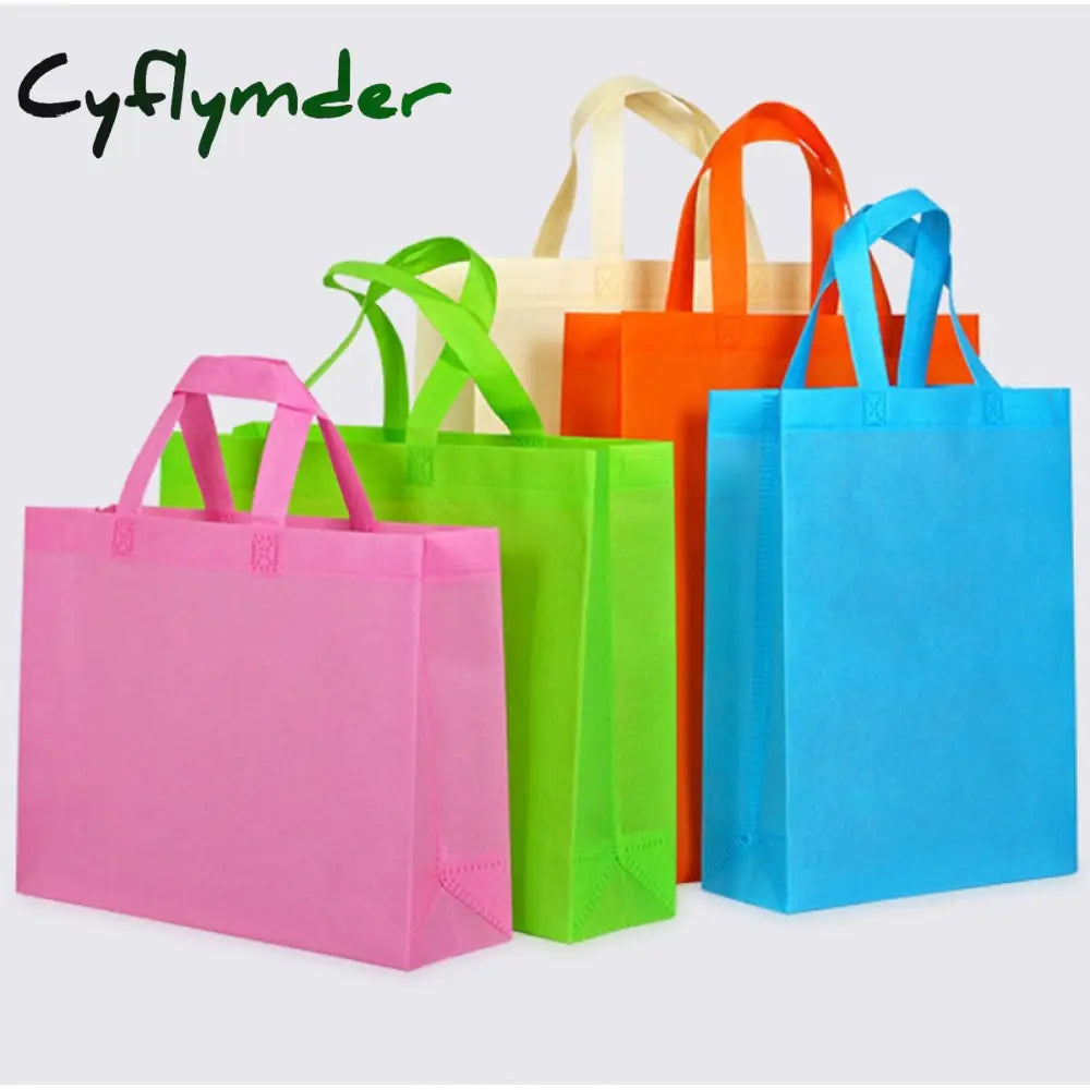 Cyflymder Hot Selling High Quality Eco Non-Woven Bag Shopping With Handlefor Clothes /Christmas