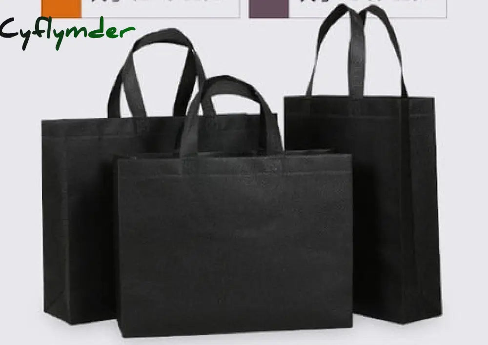 Cyflymder Hot Selling High Quality Eco Non-Woven Bag Shopping With Handlefor Clothes /Christmas