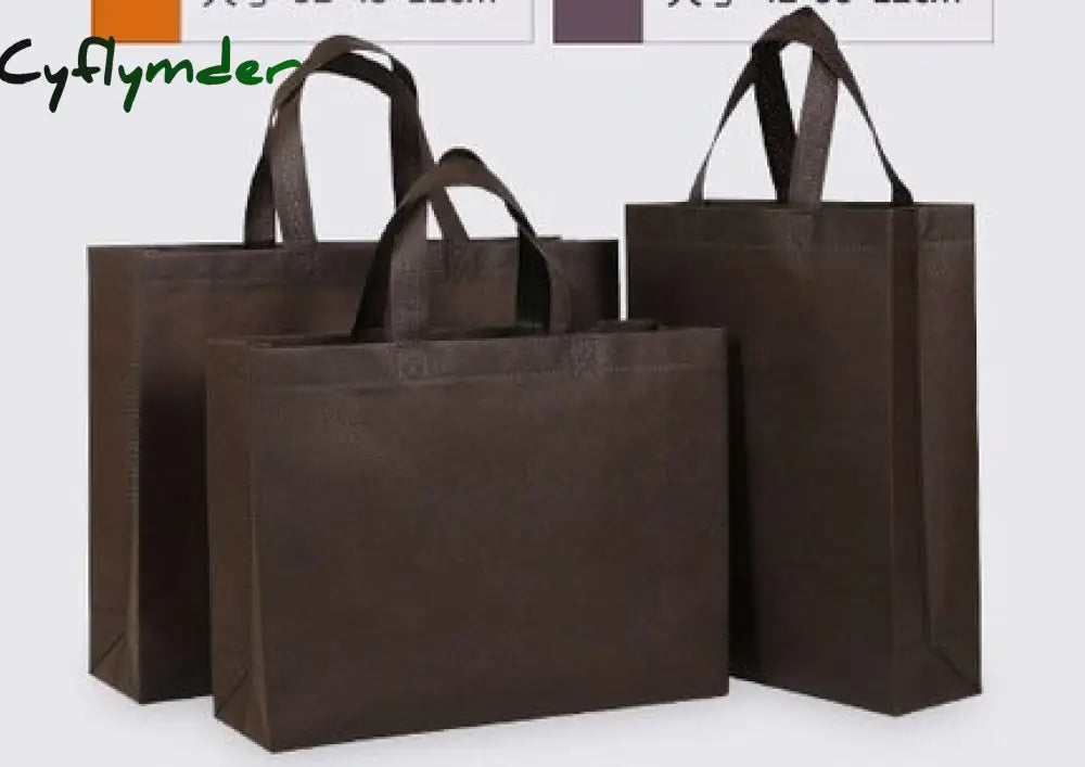 Cyflymder Hot Selling High Quality Eco Non-Woven Bag Shopping With Handlefor Clothes /Christmas