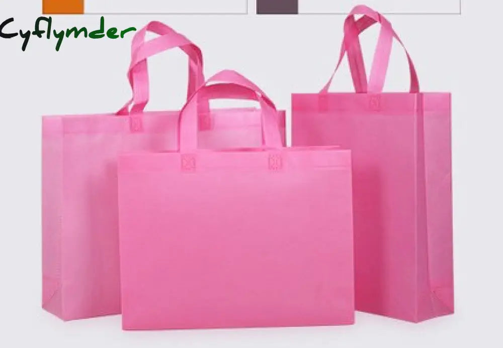 Cyflymder Hot Selling High Quality Eco Non-Woven Bag Shopping With Handlefor Clothes /Christmas