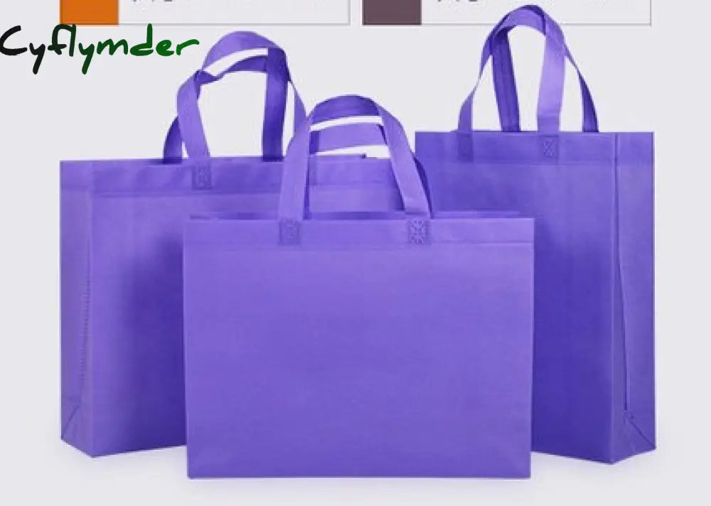 Cyflymder Hot Selling High Quality Eco Non-Woven Bag Shopping With Handlefor Clothes /Christmas