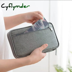 Cyflymder Hot Travel Wallet Family Passport Holder Creative Waterproof Document Case Organizer