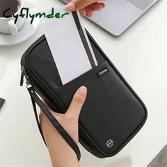 Cyflymder Hot Travel Wallet Family Passport Holder Creative Waterproof Document Case Organizer