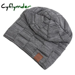 Cyflymder Hot Women Winter Hats Fashion Slouchy Warm Beanie Fashion Female Multicolor Mixing Color Design Knitted Cap