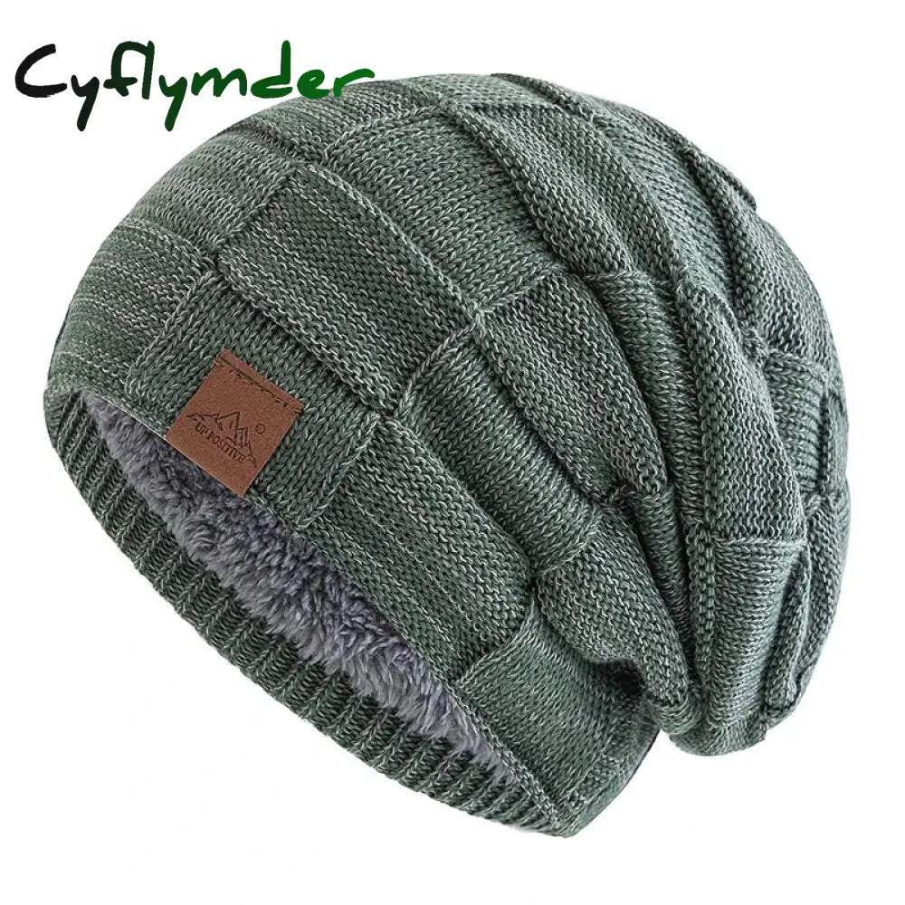 Cyflymder Hot Women Winter Hats Fashion Slouchy Warm Beanie Fashion Female Multicolor Mixing Color Design Knitted Cap