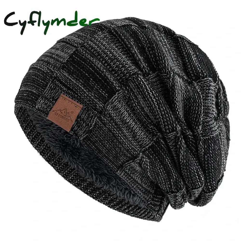 Cyflymder Hot Women Winter Hats Fashion Slouchy Warm Beanie Fashion Female Multicolor Mixing Color Design Knitted Cap