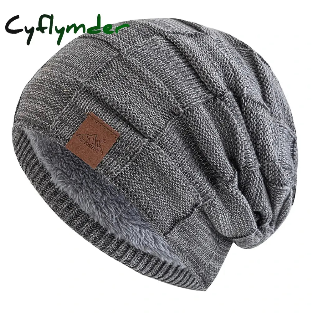 Cyflymder Hot Women Winter Hats Fashion Slouchy Warm Beanie Fashion Female Multicolor Mixing Color Design Knitted Cap