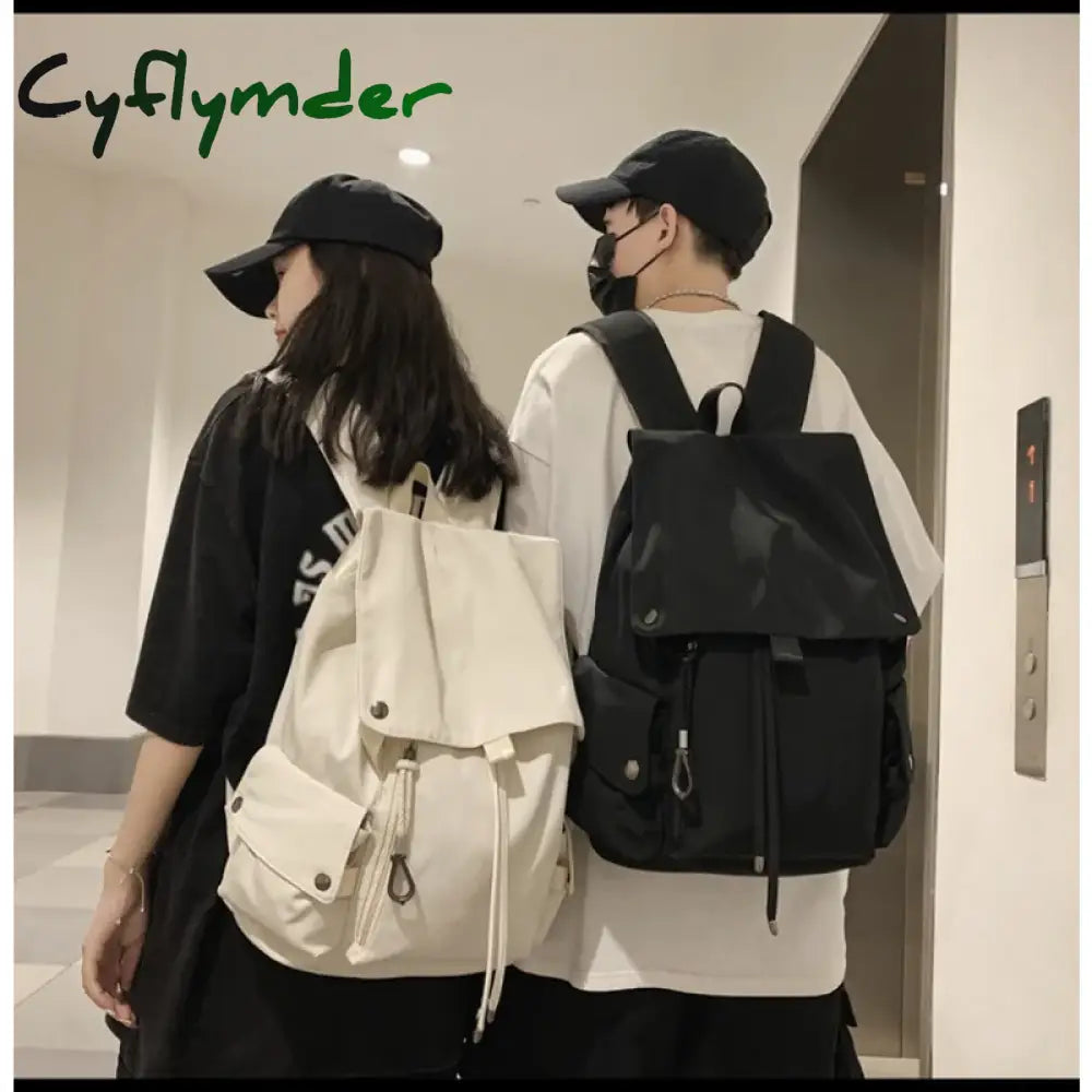 Cyflymder Ins Fashion Schoolbag Women’s Nylon Durable High School Student Backpack Middle