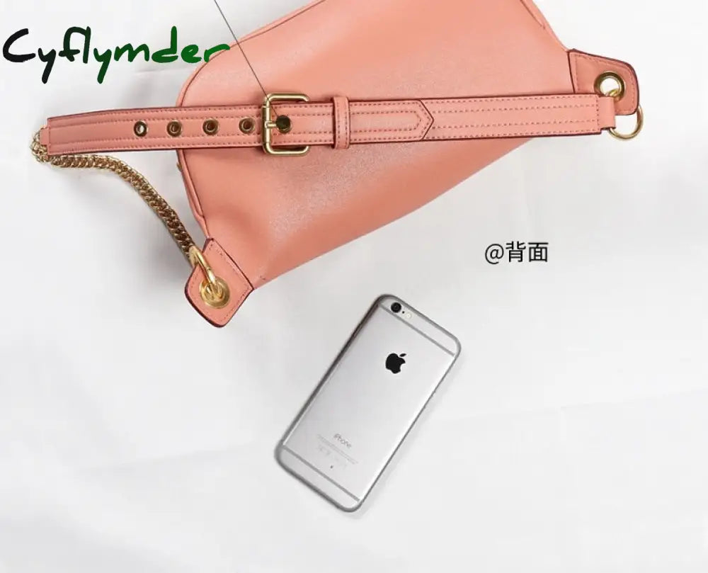 Cyflymder Ins Korea Hot Fashion Style Woman Bags Genuine Leather Fanny Packs For Sport Outdoor