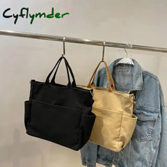 Cyflymder Ins Lazy Wind Canvas Big Bag New Korean Version Of The Single Shoulder Crossbody Female