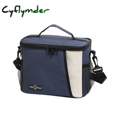 Cyflymder Insulated Lunch Bag Large Bags For Women Men Reusable With Adjustable Shoulder Strap