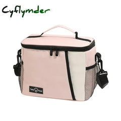 Cyflymder Insulated Lunch Bag Large Bags For Women Men Reusable With Adjustable Shoulder Strap