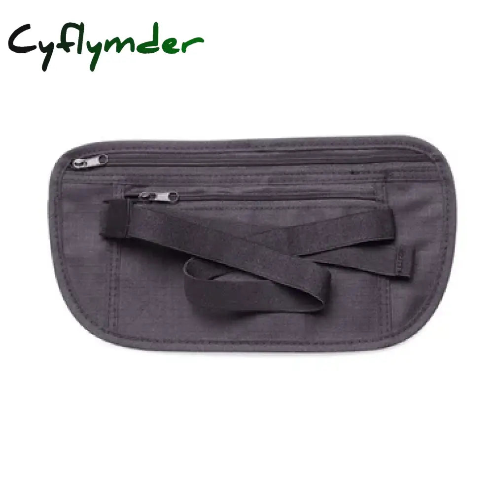 Cyflymder Invisible Travel Waist Packs Pouch For Passport Money Belt Bag Hidden Security Wallet