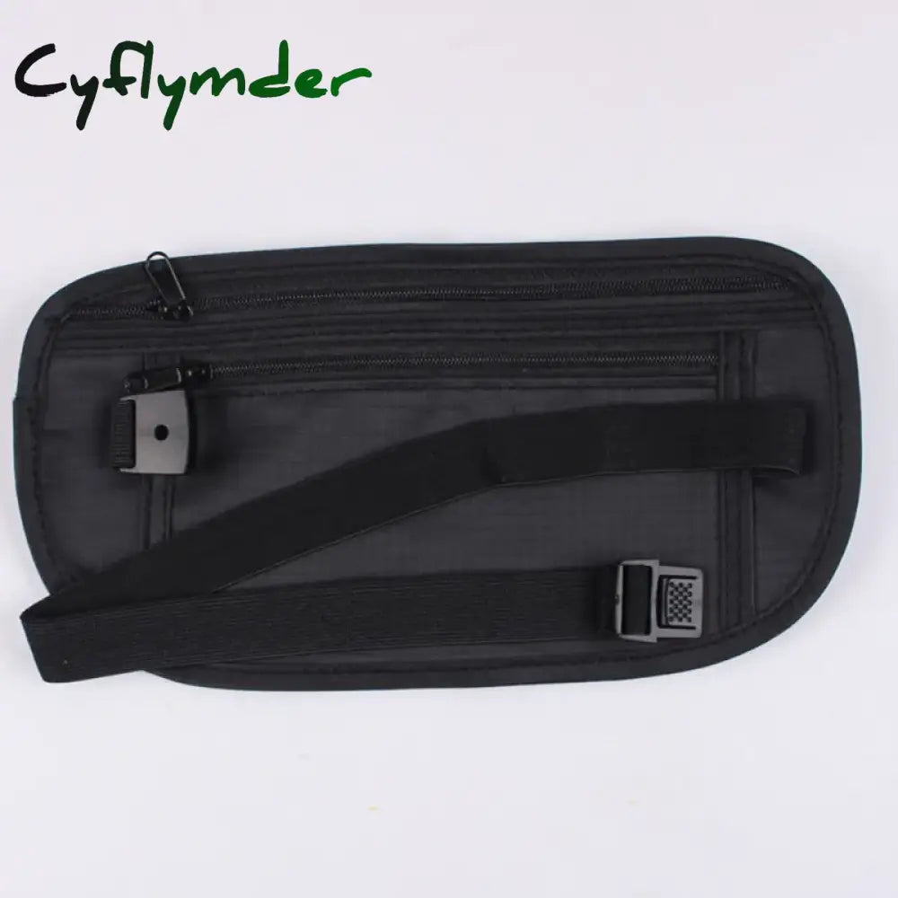 Cyflymder Invisible Travel Waist Packs Pouch For Passport Money Belt Bag Hidden Security Wallet