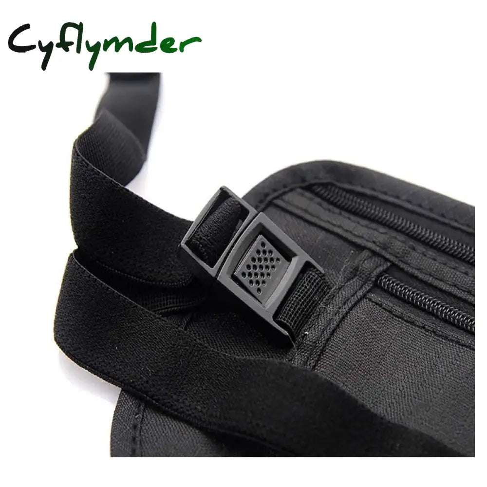 Cyflymder Invisible Travel Waist Packs Pouch For Passport Money Belt Bag Hidden Security Wallet