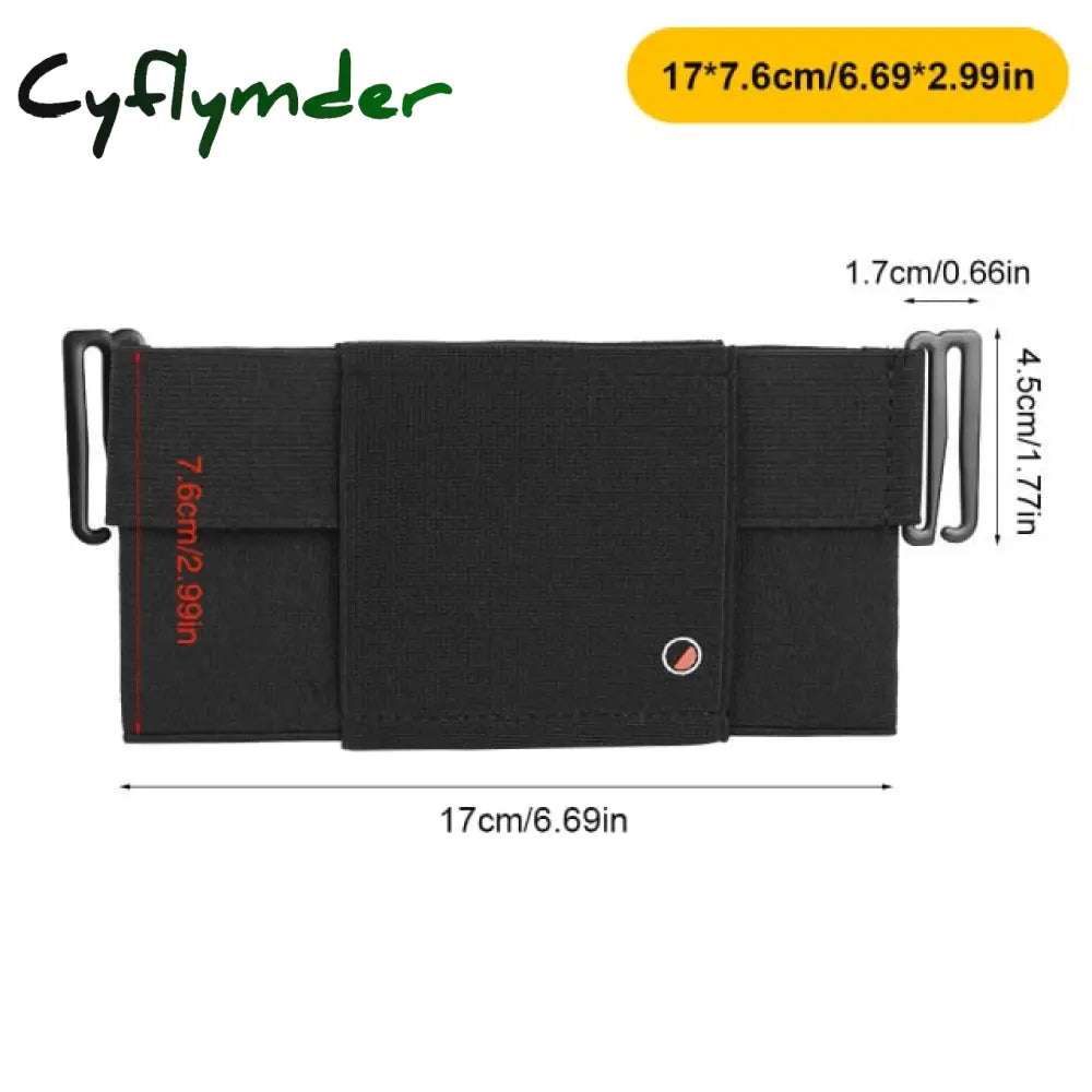 Cyflymder Invisible Wallet Waist Bag Belt Pouch Portable Card Storage For Men Women Passport Holder