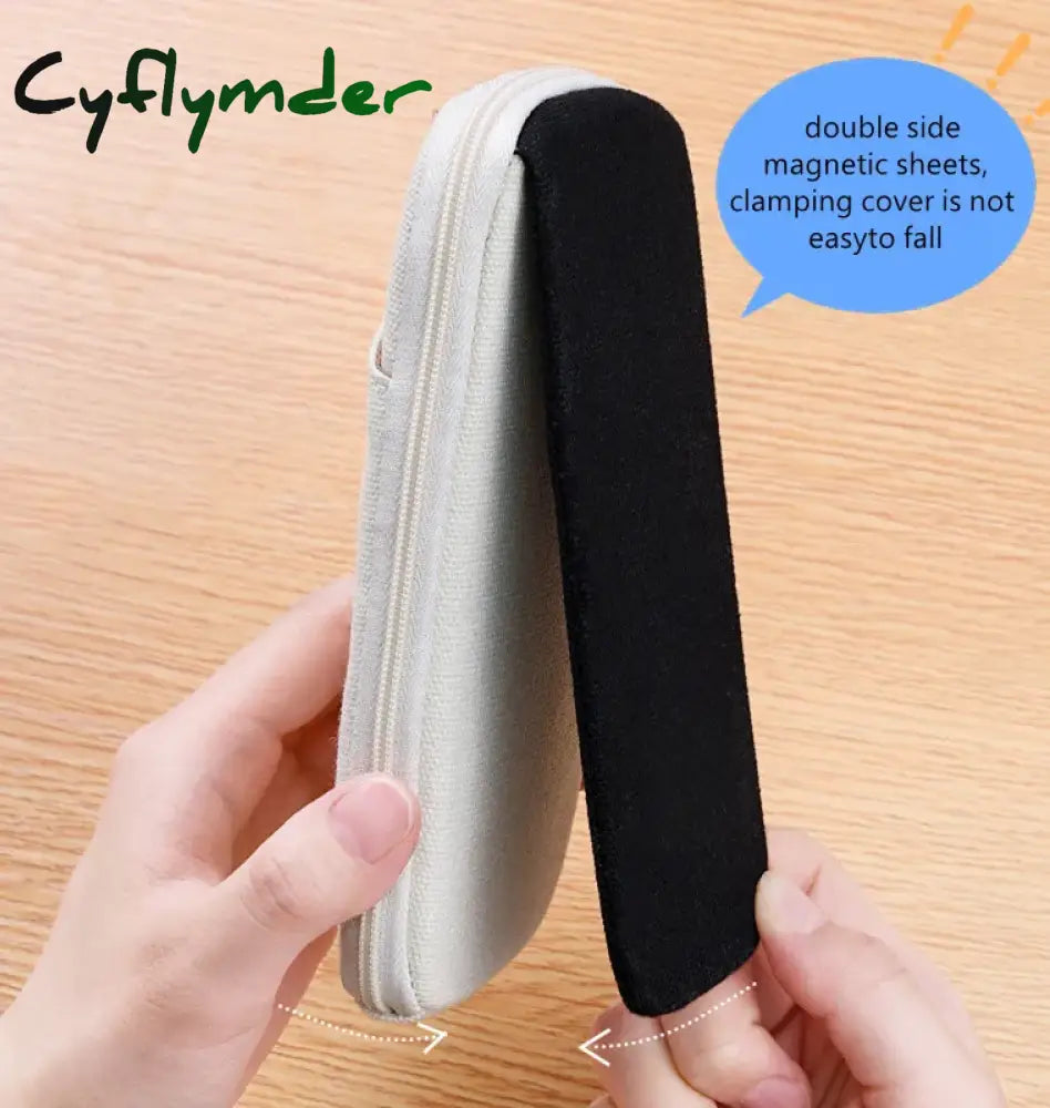 Cyflymder Japan Kokuyo Pencil Case Series Double-Sided Magnetic Canvas Stationery Convenient