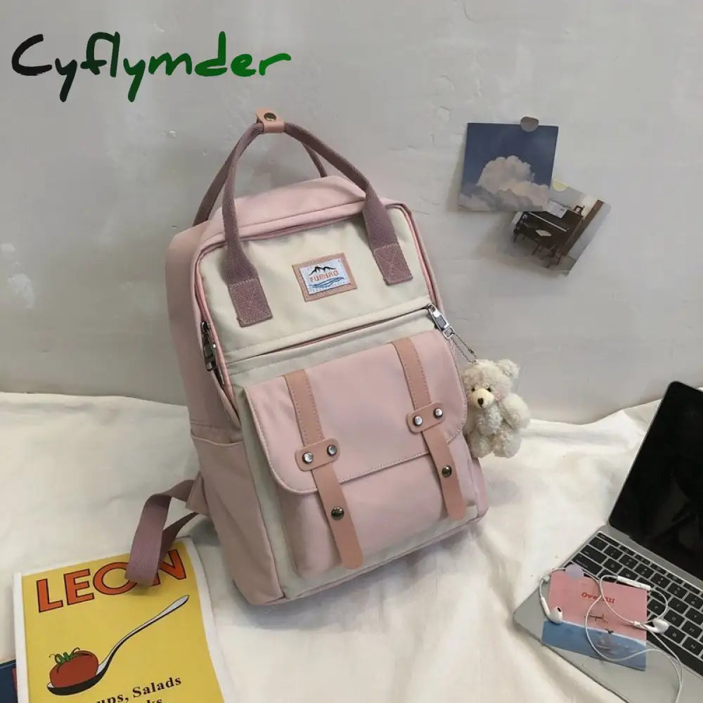 Cyflymder Japan Korea Backpack Women Large Capacity School Tote Rucksack For Girls Fashion