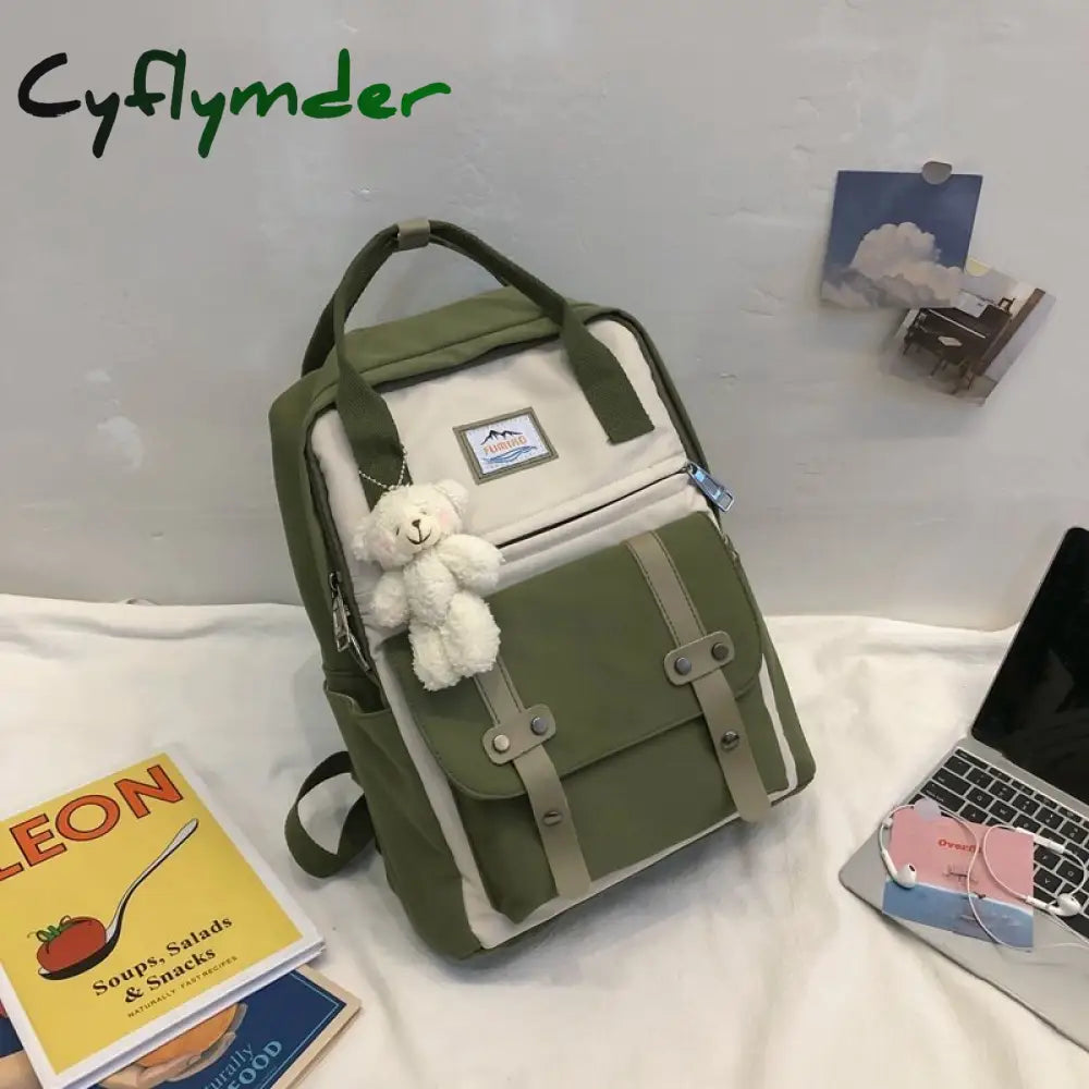 Cyflymder Japan Korea Backpack Women Large Capacity School Tote Rucksack For Girls Fashion