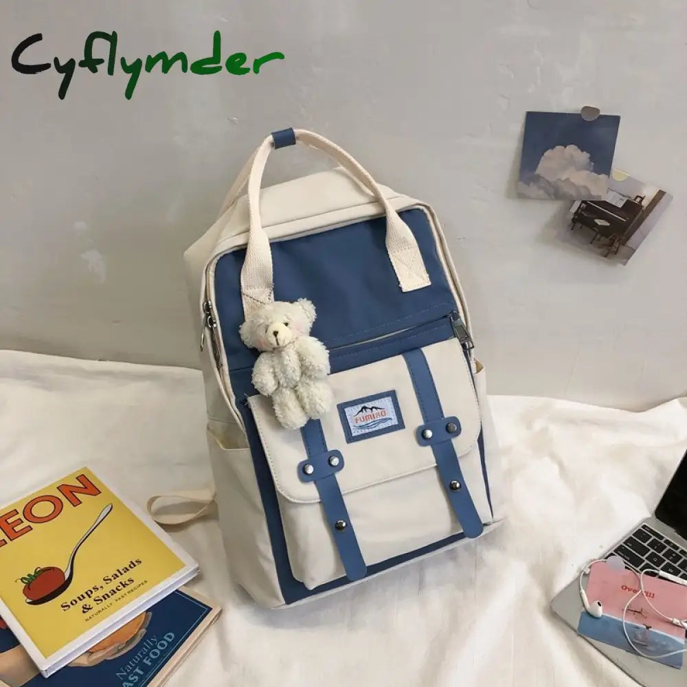 Cyflymder Japan Korea Backpack Women Large Capacity School Tote Rucksack For Girls Fashion