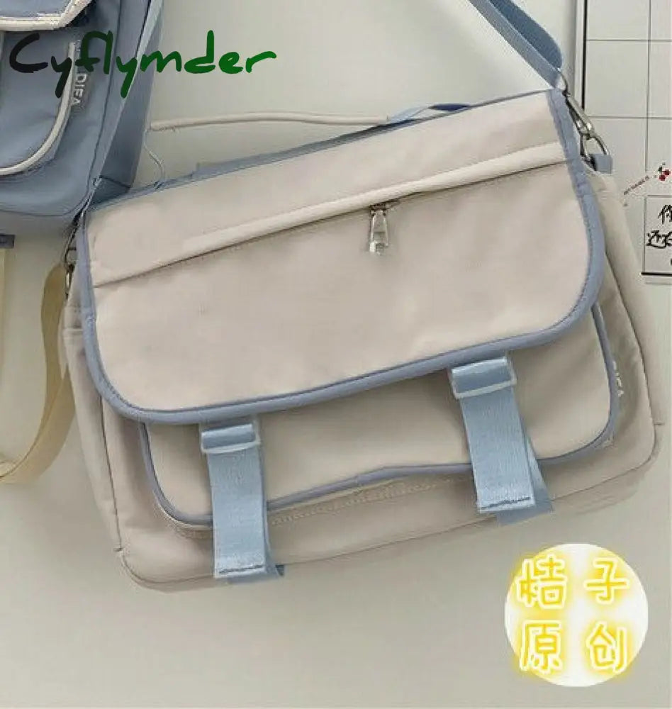 Cyflymder Japanese College Style Vintage Schoolbag Female Cute Girl Student Messenger Bag Korean