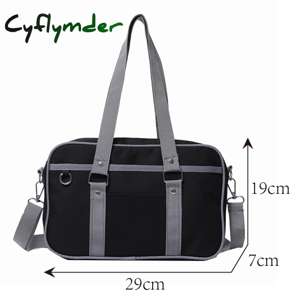 Cyflymder Japanese-Style Jk Pink Uniform Shoulder Bag Women’s Large-Capacity Luggage Handbag Tote