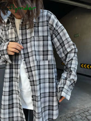 Cyflymder - Keep In Check Oversized Shirt Shirts