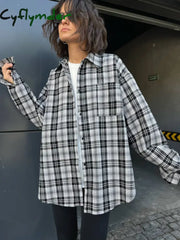 Cyflymder - Keep In Check Oversized Shirt Shirts
