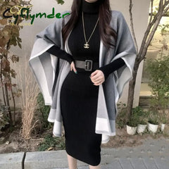 Cyflymder Knitted Bodycon Dress Bottoming Women Soft Elastic Turtleneck Sweater Autumn Winter Midi