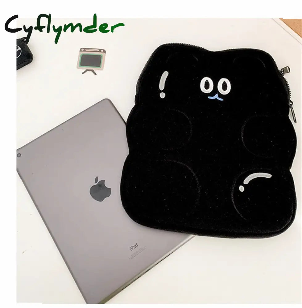 Cyflymder Korean Candy Bear Loptop Tablet Bag Sleeve Cover Ipad 12.9 13Inch Carrying Case For