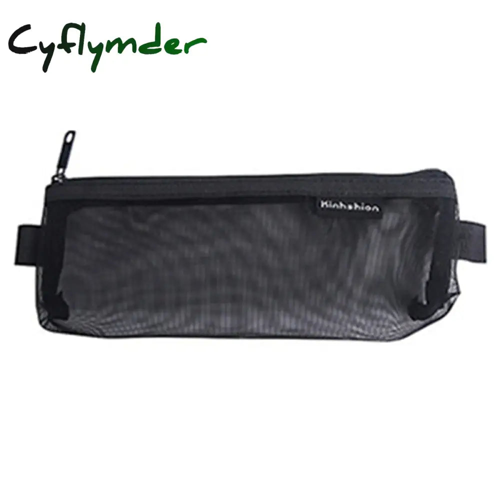 Cyflymder Korean Fashion Transparent Pencil Case Pouches Simple Macaroon Large Capacity Bag