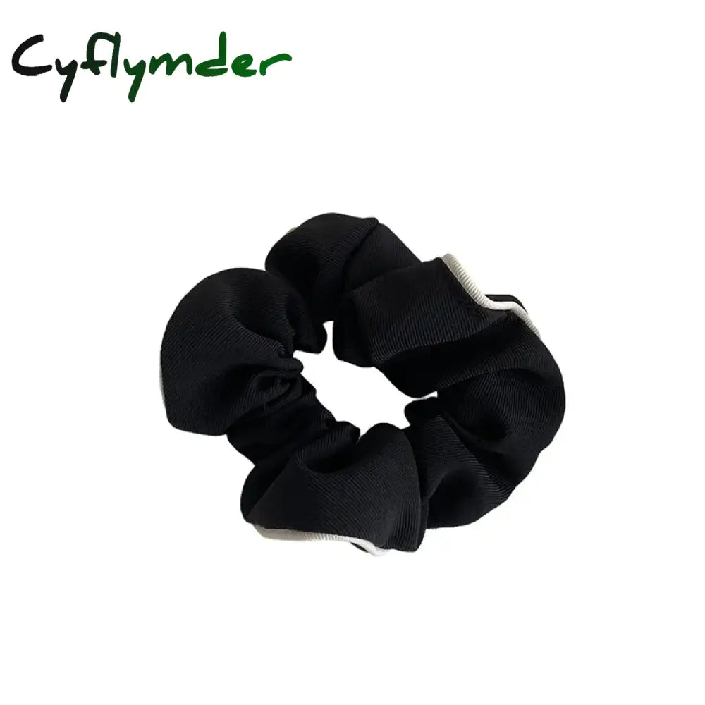 Cyflymder Korean Temperament Hair Scrunchies Accessories Simple Band Women Girls Ponytail Holder