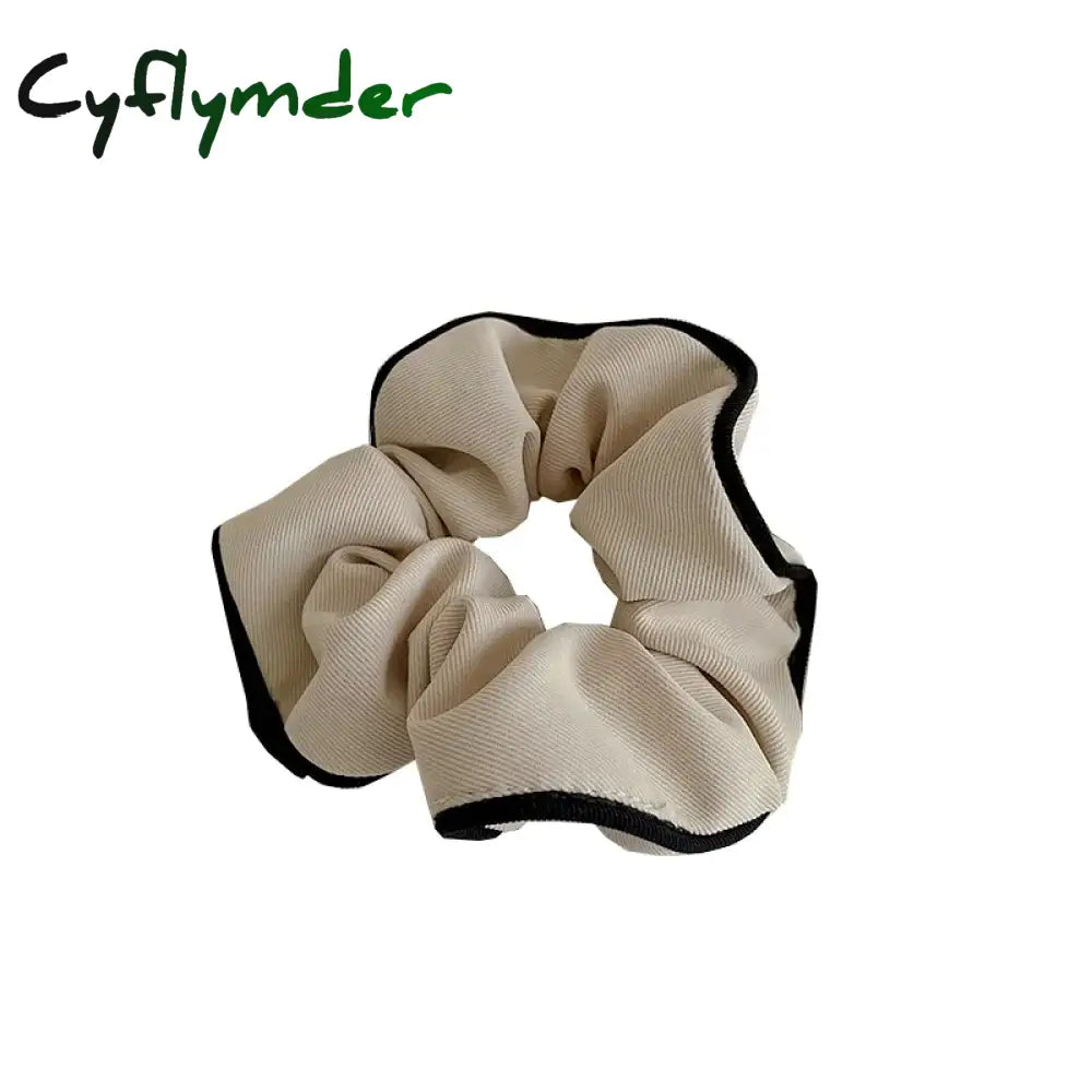 Cyflymder Korean Temperament Hair Scrunchies Accessories Simple Band Women Girls Ponytail Holder