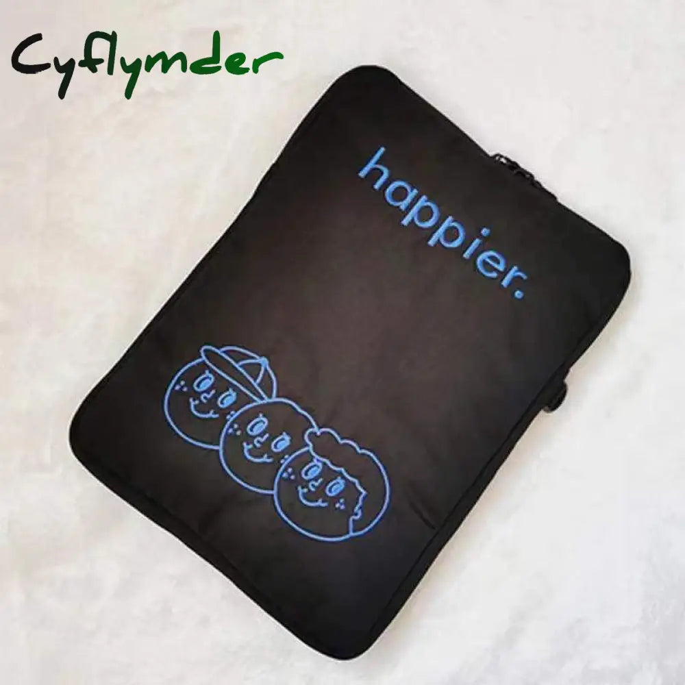 Cyflymder Korean Three Brothers Laptop Tablet Ipad Case Pouch For Ipad Pro 9.7 10.2 11 13 14 15