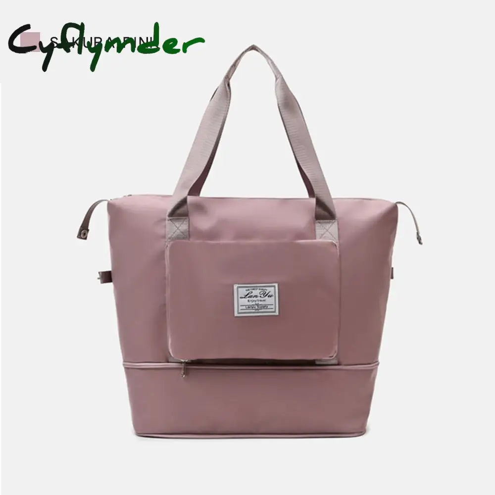 Cyflymder Ladies Foldable Travel Bag Short-Distance Hand-Held Large-Capacity Waiting To Be Produced