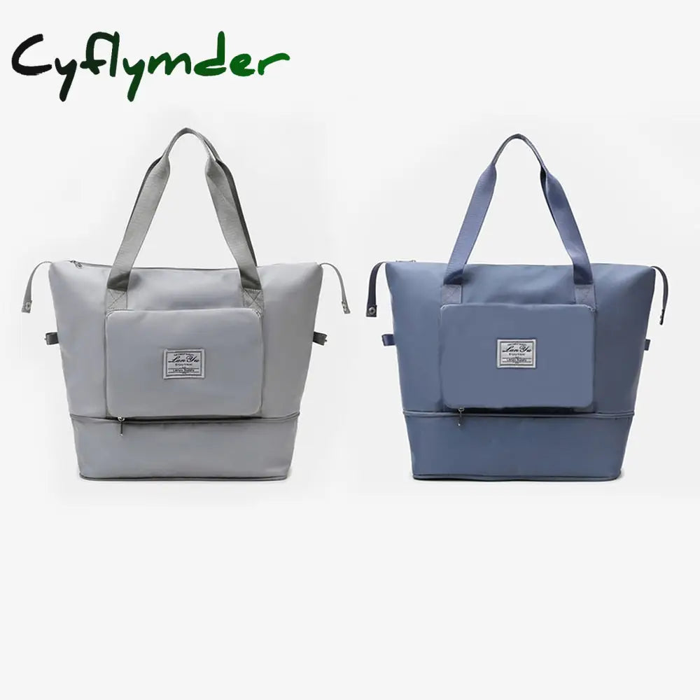 Cyflymder Ladies Foldable Travel Bag Short-Distance Hand-Held Large-Capacity Waiting To Be Produced