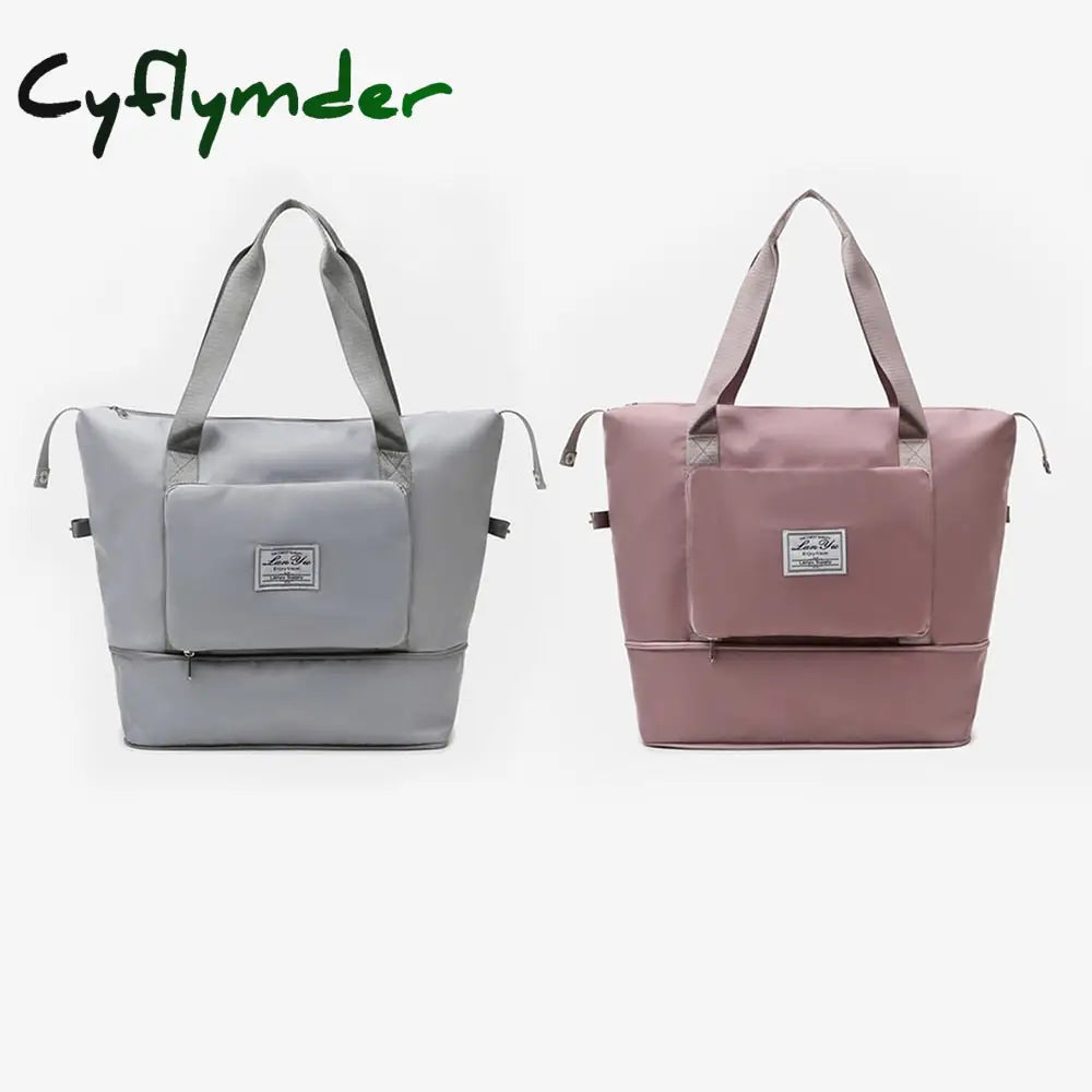 Cyflymder Ladies Foldable Travel Bag Short-Distance Hand-Held Large-Capacity Waiting To Be Produced