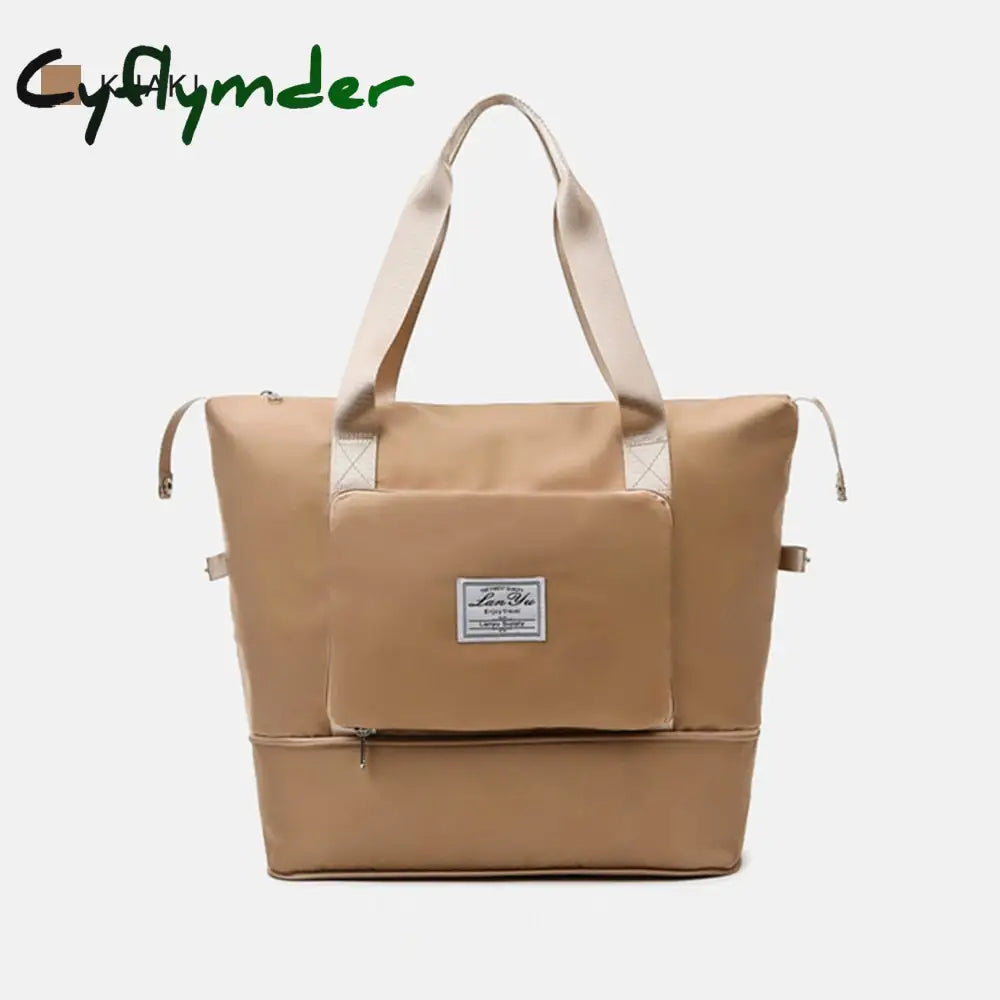 Cyflymder Ladies Foldable Travel Bag Short-Distance Hand-Held Large-Capacity Waiting To Be Produced