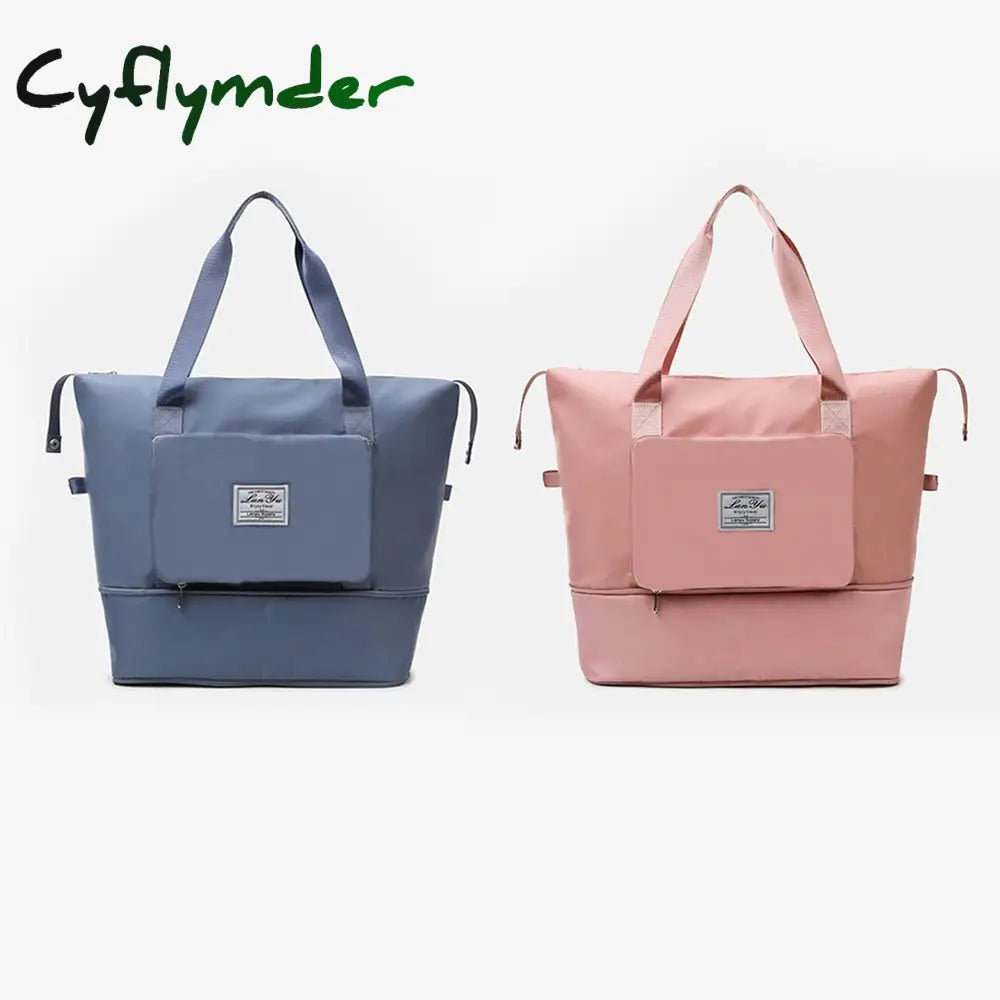 Cyflymder Ladies Foldable Travel Bag Short-Distance Hand-Held Large-Capacity Waiting To Be Produced